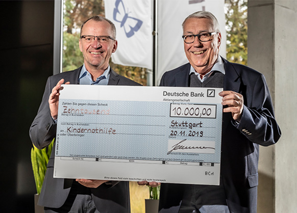 Interflex soutient Kindernothilfe e.V. avec un don de 10 000 €