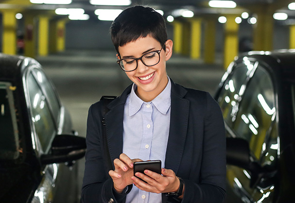 parkplatzüberwachung mit Smartphone
