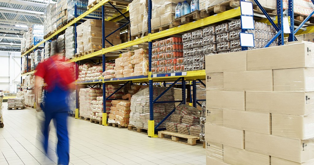 Interflex-Zutrittskontrolle für Lager und Kühlräume im Sektor Ernährung.