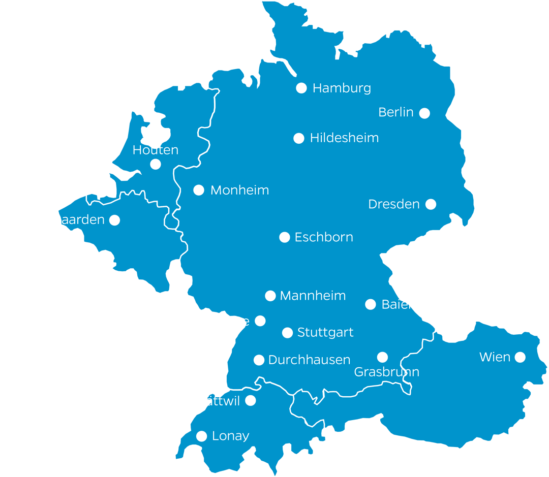 Interflex-Standort-Karte