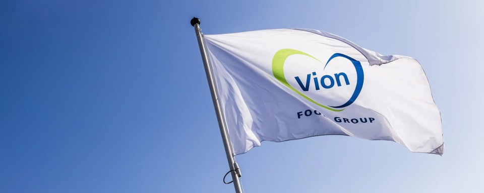 VION-vlag met logo